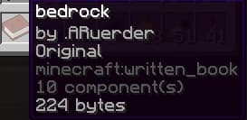 First Bedrock Book Written