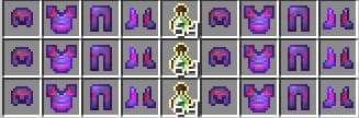 Trimmed Netherite Meta Armor Set